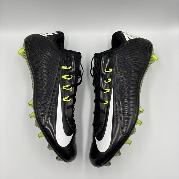 Size 14.5 Nike Vapor Carbon 2.0 Elite 2014 TD Black Football Cleats 631425-011 main image 4